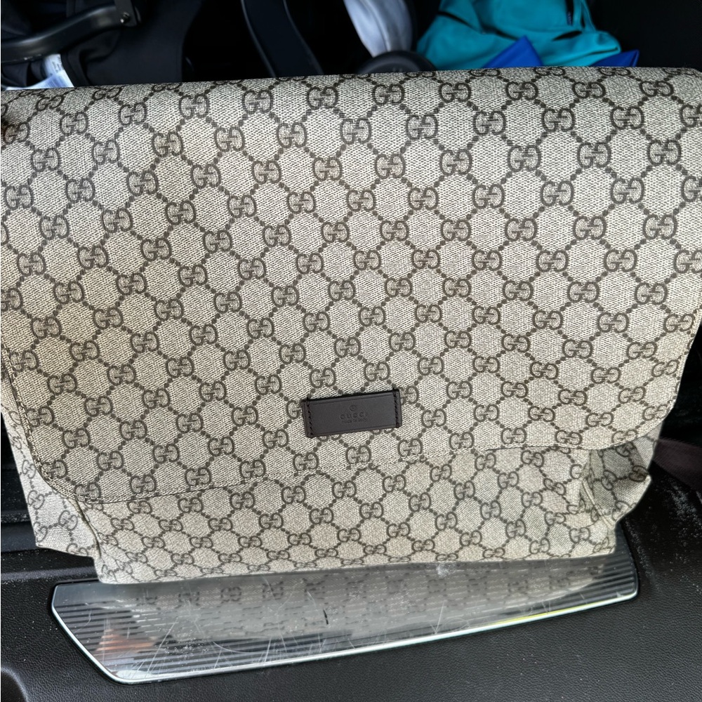 Gucci diaper bag